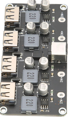 SG Flash HIGH QUALITY 4 USB Fast Charging Module Board 12V24V to QC2.0 QC3.0 Step Down Electronic Components Electronic Hobby Kit