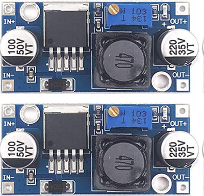 shockley LM2596 DC-DC Buck Converter Module 3-40V to 1.5-35V Power Supply Module (2 PCS) Power Supply Electronic Hobby Kit