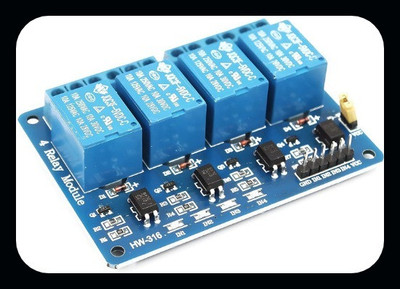 R&D A-4 Channel 5V Relay Module with Optocoupler for Arduino DSP PIC ARM Electronic Components Electronic Hobby Kit