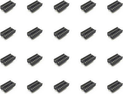 Flyrobo (20 Pcs) Pro3D 16 Pin DIP IC Socket Base Adaptor Electronic Components Electronic Hobby Kit
