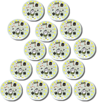 AVISRI 15 PCS 15Watt Alpha DOB Direct On Board LED Bulb Raw Material WHITE Color Light Electronic Hobby Kit