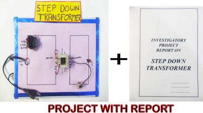 ONTEX ELECTRONICS Step Down Transformer Physics Investigatory Project Educational Electronic Hobby Kit