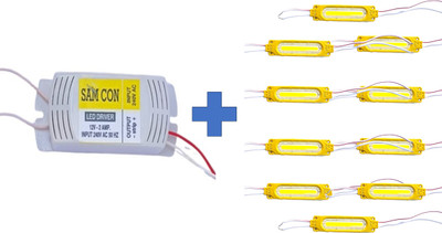 AVISRI Electronic 2A LED DRIVER + YELLOW CAPSULE LED (10 UNITS) LED Module Electronic Hobby Kit