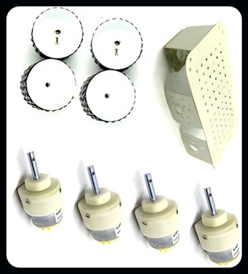 R&D New A-Chassis Kit - Chassis + Gear Motor Robot Wheel + 200 RPM Automotive Electronic Hobby Kit