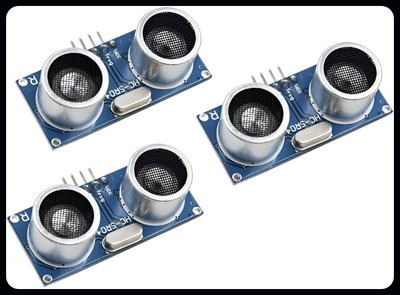 randd A-(3 Pcs) Ultrasonic Module HC-SR04 Distance Sensor Electronic Components Electronic Hobby Kit
