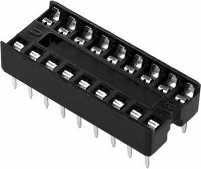 MIFRA ELECTRONICS 18pin dip IC Base (10 pcs) Electronic Components Electronic Hobby Kit