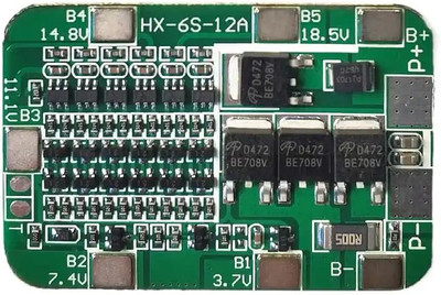 3REE PREMIUM 6S 12A 24V Li-ion 18650 BMS PCM Battery Protection Board Electronic Components Electronic Hobby Kit