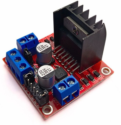 Yellow Tommy L298N Dual H-Bridge Motor Driver Module | DC Motor | Stepper Motor Controller | Electronic Components Electronic Hobby Kit