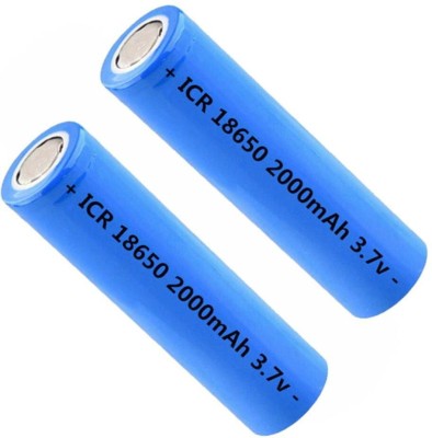 SYMFONIA ICR18650 2pcs Li-ion 3.7V 2.0Ah 18650 Rechargeable Battery Electronic Components Electronic Hobby Kit