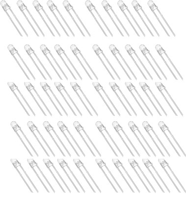 Steko (50 Pieces) 5mm IR LED Diode Infrared Emitter Transmitter Light Electronic Hobby Kit