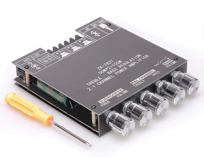 Electronics Crafts ZK-TB 21 50w*2+100w 2.1 Channel Subwoofer Amplifier Board Electronic Components Electronic Hobby Kit