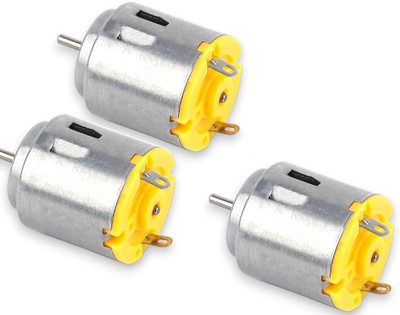 EASTRA PACK OF 3 DC Motor 3V to 6V DC Motor Kit set for DIY Electronic Electronic Components Electronic Hobby Kit