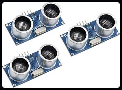 R&D A-(3 Pcs) Ultrasonic Module HC-SR04 Distance Sensor Electronic Components Electronic Hobby Kit