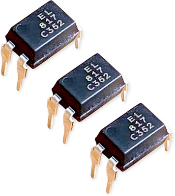 AVISRI 3 PIECES PC817 4-Pin Optocoupler Transistor Output Electronic Components Electronic Hobby Kit