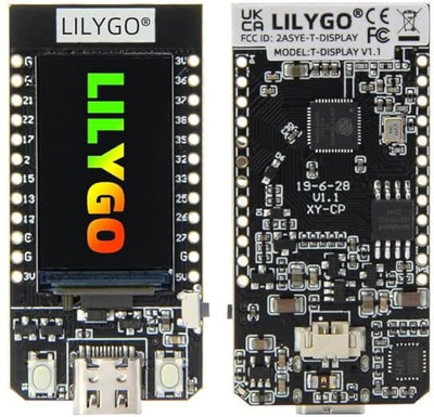 EmbeTronicX TTGOT-Display ESP32 Development Board 1.14 Inch LCD, 4MB CH9102F Chip Micro Controller Board Electronic Hobby Kit