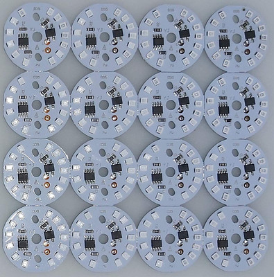 Noval DOB CHIP 7W 220v Direct Blue with Smart IC Driver with Pack of 10 (34x34 mm) Light Electronic Hobby Kit