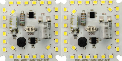 Wetrix (2 Pieces) 30 Watt Super Bright ALPHA DOB MCPCB Driver on Board LED Lights Light Electronic Hobby Kit