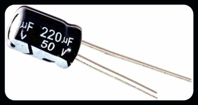 R&D A-220uF 50v Electrolytic Capacitor (Pack of 5) Electronic Components Electronic Hobby Kit