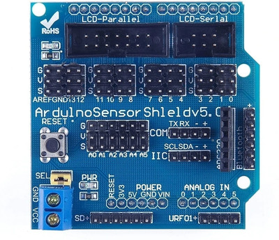 Tinkro Arduino Sensor Shield V5.0 Expansion Board for Arduino UNO Micro ...