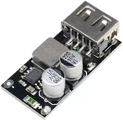 DHRUV-PRO QC3.0 QC2.0 USB DC-DC Buck Converter Charging Step Down Module 6-32V 9V 12V 24V Electronic Components Electronic Hobby Kit