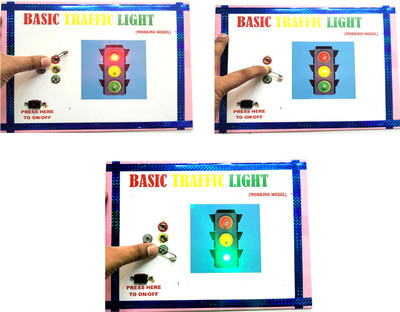 ONTEX ELECTRONICS Basic Traffic Light Using Waste Material Educational Electronic Hobby Kit Educational Electronic Hobby Kit