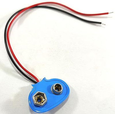 MIFRA ELECTRONICS 9 Volts hw battery with clip connector Electronic Components Electronic Hobby Kit