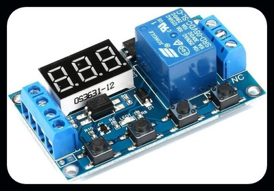 HouseOfCommon Timer Relay DC 6-30V with Digital LED Display/Micro USB 5V-EHK1374 Sound Recorder and Sound Circuit Electronic Hobby Kit