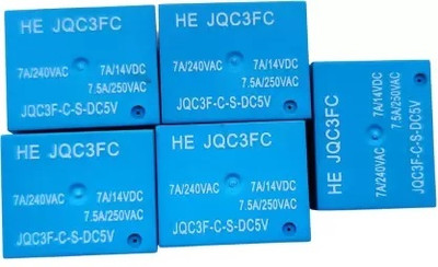 Tayal 5V Relay PCB Mount 7A (Pack of 5) Electronic Components Electronic Hobby Kit