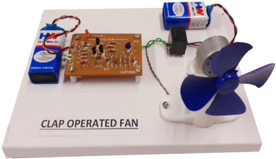 MELODY's Clap Switch Operated Fan - Science Project with Report Educational Electronic Hobby Kit