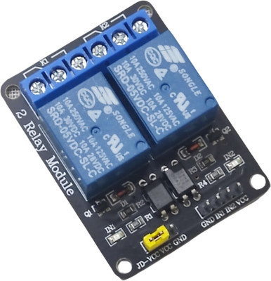 CRAZY SAMAN Relay Module 2 Channel 5V Switch 10A 5 Volt Shield Board For Arduino Electronic Components Electronic Hobby Kit
