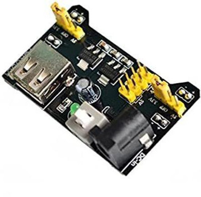 AUTO BOTIX Power Supply Module 3.3V 5V MB-102 DIY for Arduino Raspberry Pi, Black Electronic Components Electronic Hobby Kit