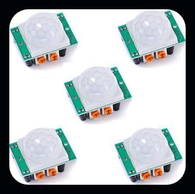 R&D A-HC-SR501 Infrared IR PIR Motion Sensor (5 Pcs) Electronic Components Electronic Hobby Kit