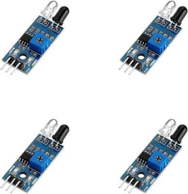 Flyrobo (4 Pcs) Pro3D Infrared Line Following and Obstacle Avoidance Sensor For Smart Electronic Components Electronic Hobby Kit
