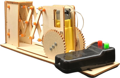DOCSTEM Automatic Gate - DIY Puzzle | STEM Education Kit | Wooden Puzzle Kit Educational Electronic Hobby Kit