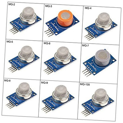 INVENTO MQ-2 MQ-3 MQ-4 MQ-5 MQ-6 MQ-7 MQ-8 MQ-9 MQ-135 Gas Detection Alarm Automotive Electronic Hobby Kit