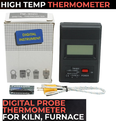 BALRAMA TM-902C Industrial Digital Thermometer Meter + Thermocouple K Type Probe Sensor Digital Multimeter(2000 Counts) BALRAMA TM-902C Industrial Digital Thermometer Meter + Thermocouple K Type Probe Sensor Digital Multimeter(2000 Counts)
