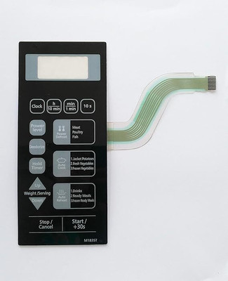 Payflip Microwave Oven Membrane Keypad Compatible/Replaceable with Model-M183ST Electronic Components Electronic Hobby Kit