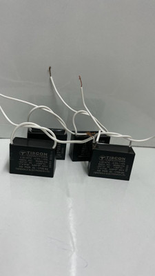 M&M HARIS Tibcon 2.5 MFD Capacitor for Ceiling Fan & Mini Cooler Motor ( Pack of 4 ) Motor Control Electronic Hobby Kit