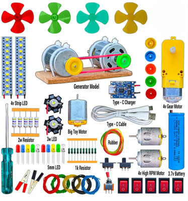 OPULENTSD All Necessary Experimental Electronic Science Kit For Student Electronic Components Electronic Hobby Kit