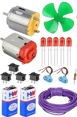 OPULENTSD School Science Project dc Motor kit project-17 (iteam Electronic Components Electronic Hobby Kit