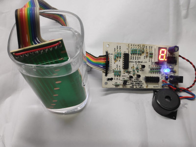 SAI ROBOTIC DWTR - 0708 - 9 Level Numeric Water Level Indicator with Digital Display and Water overflow alarm Educational Electronic Hobby Kit
