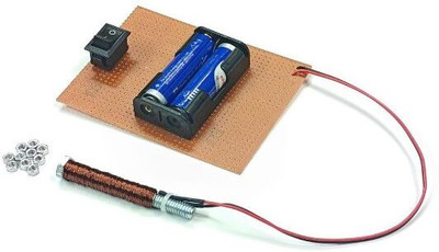 ERHIndia Electromagnet Science Project Kit Working Model Electromagnetic Induction Educational Electronic Hobby Kit