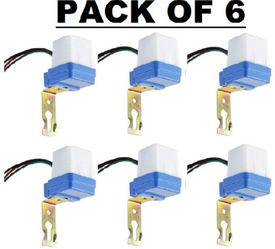 SG Flash PACK OF 6 220 V Auto Day/Night On & Off Photocell LDR Sensor Switch Electronic Components Electronic Hobby Kit