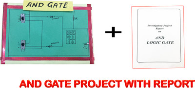 ONTEX ELECTRONICS AND LOGIC GATES PHYSICS INVESTIGATORY PROJECT WITH PRINTED REPORT Educational Electronic Hobby Kit