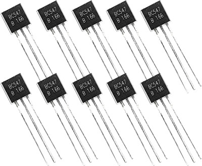 AVISRI 10 PIECES BC547 General Purpose Transistor NPN Transistor Electronic Components Electronic Hobby Kit
