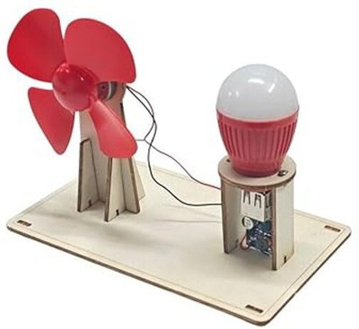 Esptronics Windmill Science Project Kit Toys Part Material for School Project Working Model Electronic Components Electronic Hobby Kit