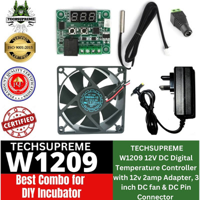 TechSupreme DIY Incubator W1209 Temperature Controller Board Electronic Components Electronic Hobby Kit