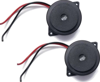MIFRA ELECTRONICS 12v Piezo Electronic Buzzer Alarm with Wires – 2Pcs Electronic Components Electronic Hobby Kit