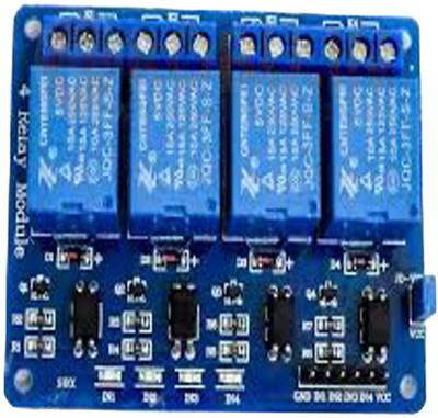 SHEKTRONIX 4 Channel 5 V Relay Module w/ Optocoupler / 5 V 10 A Relay Module Board Electronic Components Electronic Hobby Kit