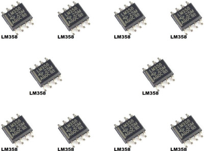 Flyrobo (10 Pcs) Pro3D LM358 SMD IC - Low Power Dual Op-Amp IC Electronic Components Electronic Hobby Kit